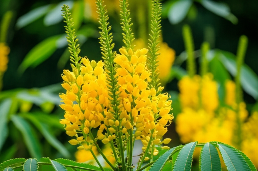 Generate a high-quality, relevant image prompt for an article about: Candle Bush Cultural Significan