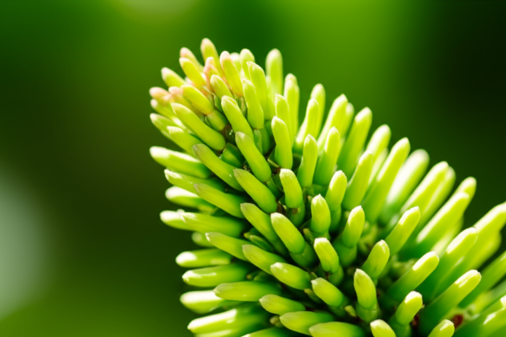Generate a high-quality, relevant image prompt for an article about: Candle Bush Symbolism: Stunning