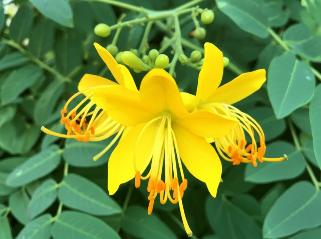 Generate a high-quality, relevant image prompt for an article about: Candle Bush: Exclusive Healing