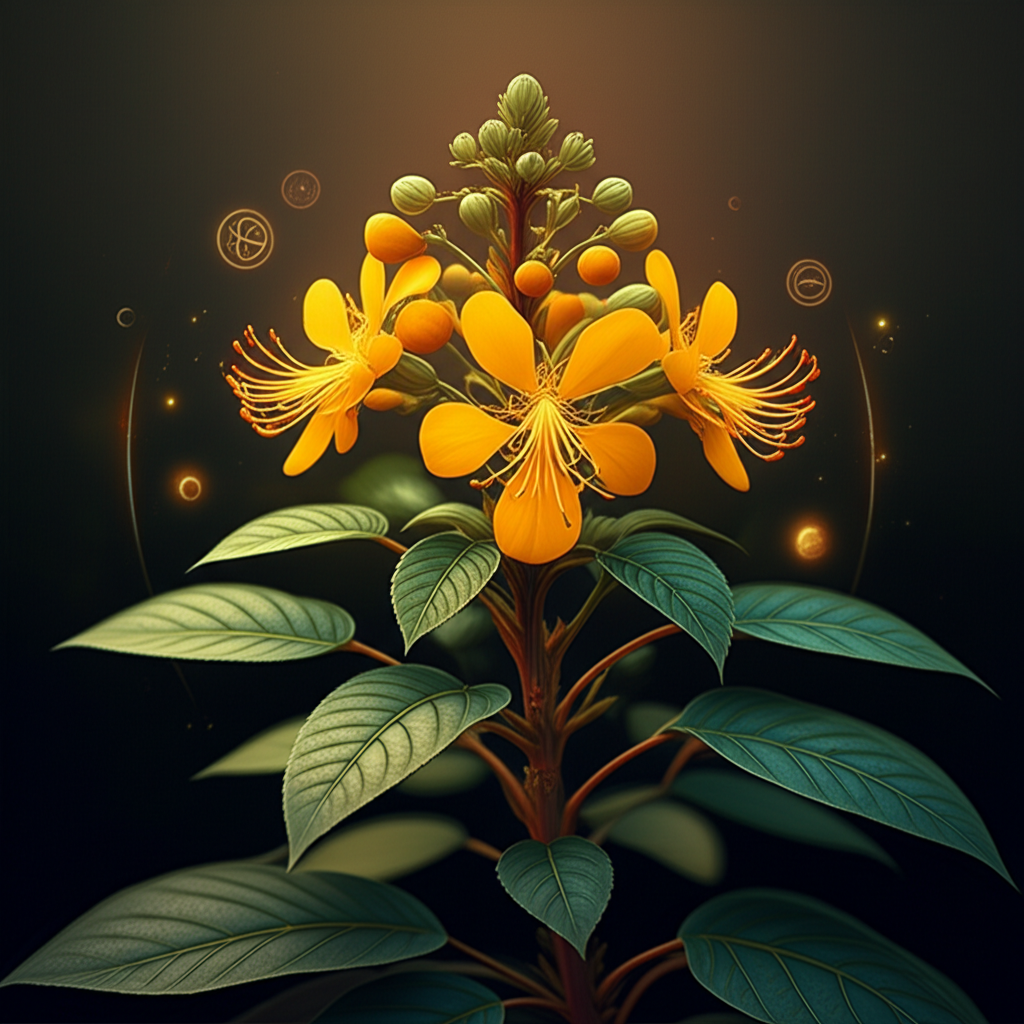 Generate a high-quality, relevant image prompt for an article about: Candle Bush Talisman: Powerful