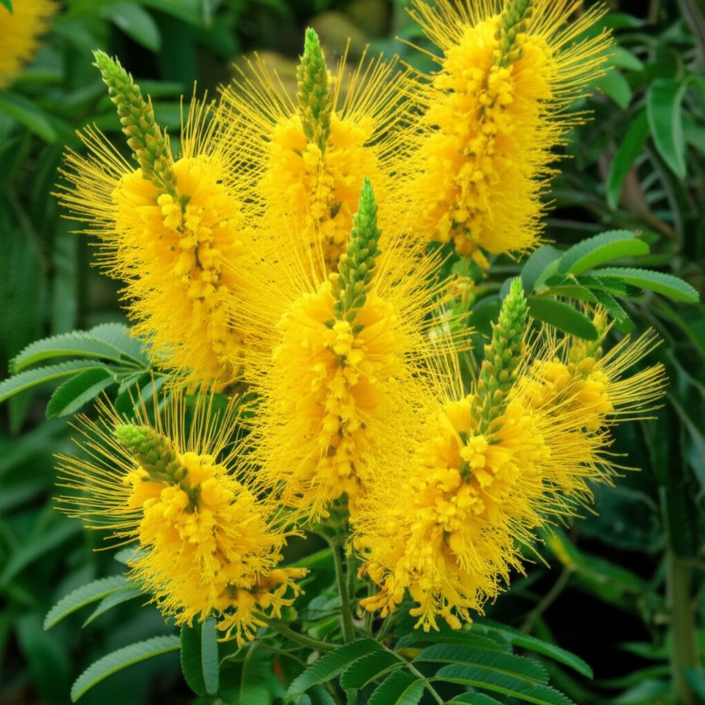 Generate a high-quality, relevant image prompt for an article about: Candle Bush: Stunning Legacy Pl
