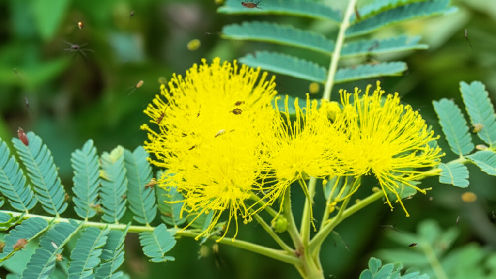 Generate a high-quality, relevant image prompt for an article about: Candle Bush Benefits: Stunning