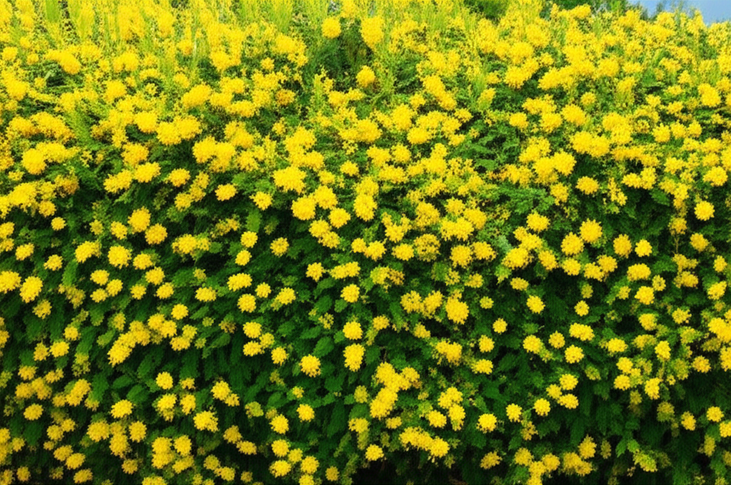 Generate a high-quality, relevant image prompt for an article about: Candle Bush Fence: Stunning & A