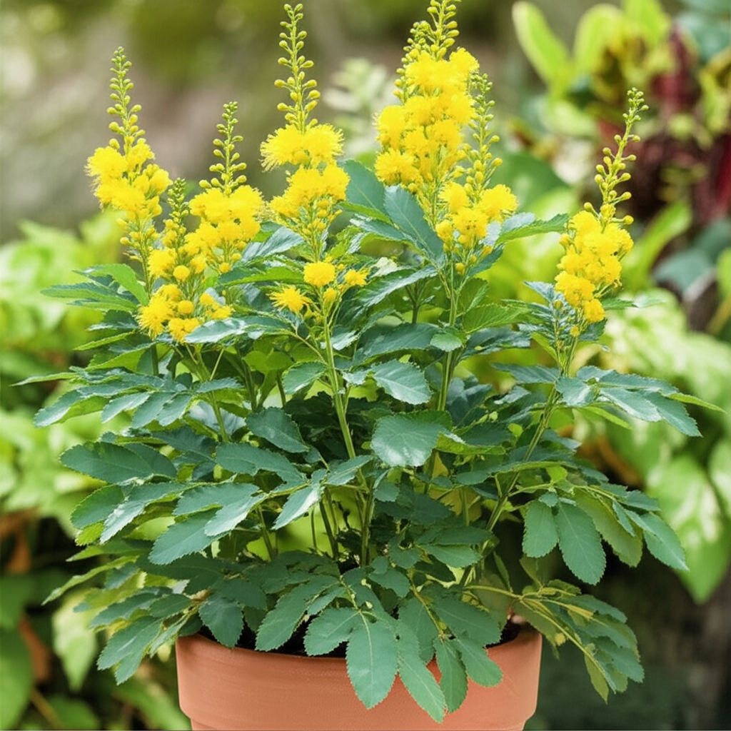 Generate a high-quality, relevant image prompt for an article about: Grow Candle Bush: Easy Containe
