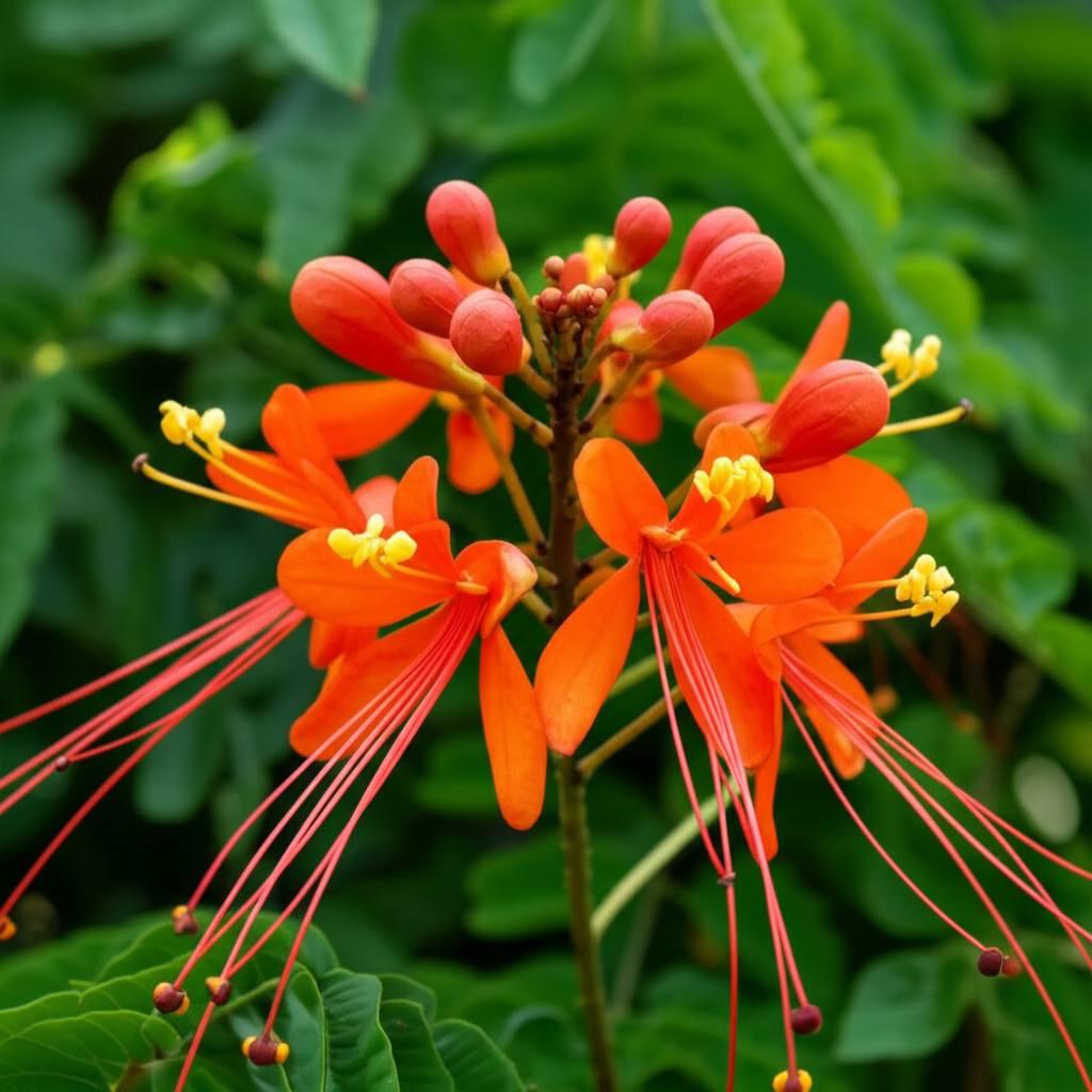 Generate a high-quality, relevant image prompt for an article about: Coastal Garden Candle Bush: Stu