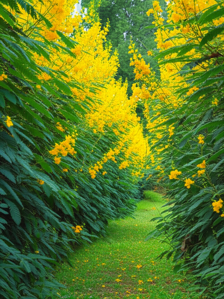 Generate a high-quality, relevant image prompt for an article about: Candle Bush Corridor: Effortles