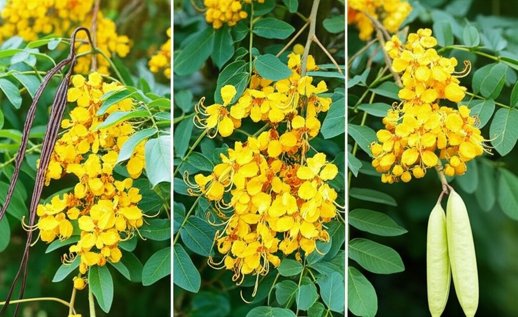 Generate a high-quality, relevant image prompt for an article about: Best Candle Bush Varieties: Stu