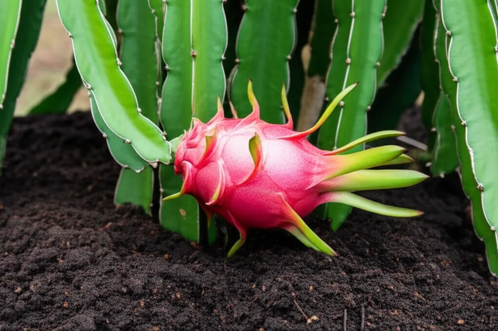Generate a high-quality, relevant image prompt for an article about: Dragon Fruit Soil: Best Conditi