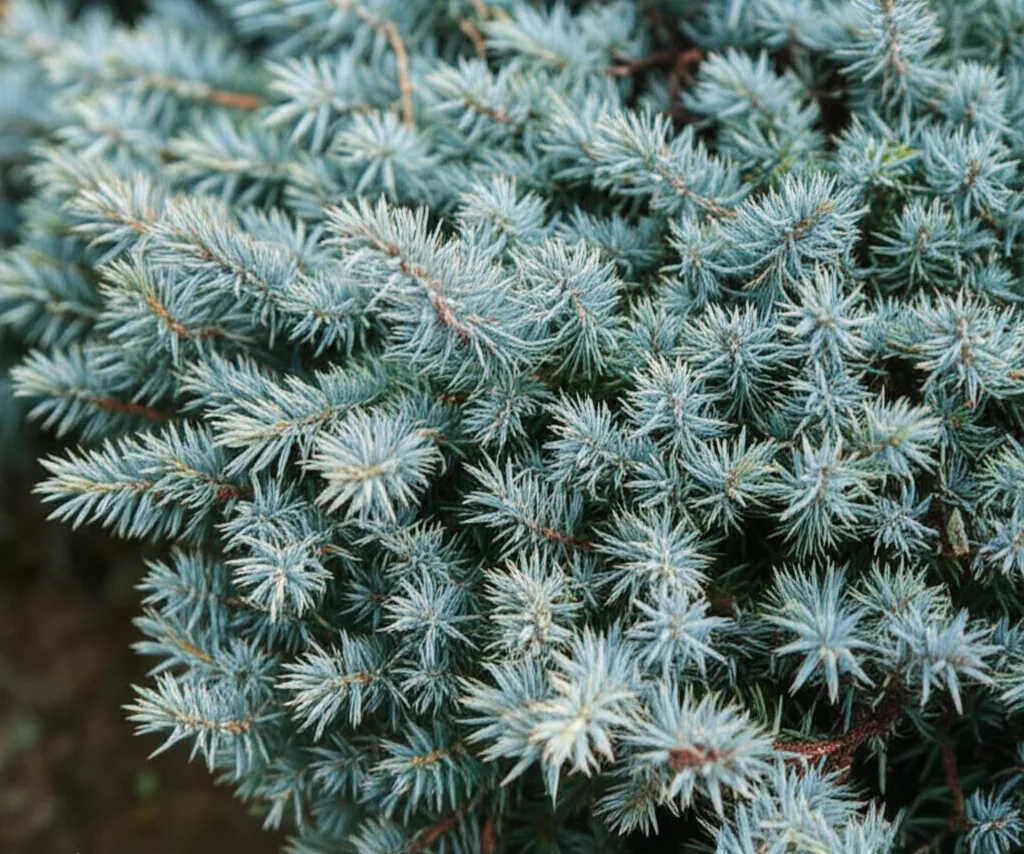 Generate an eye-catching, high-quality featured image prompt for a blog post about: Blue Star Junipe