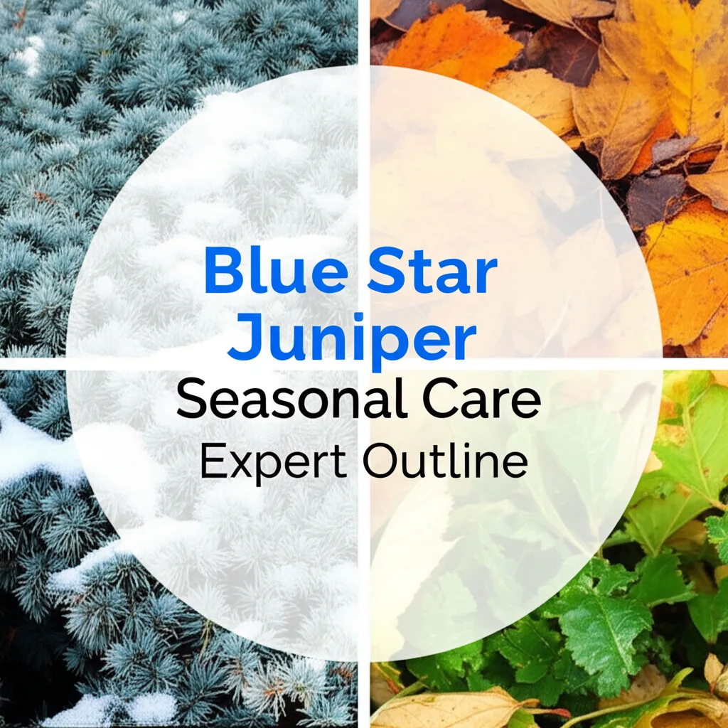 Generate an eye-catching, high-quality featured image prompt for a blog post about: Blue Star Junipe