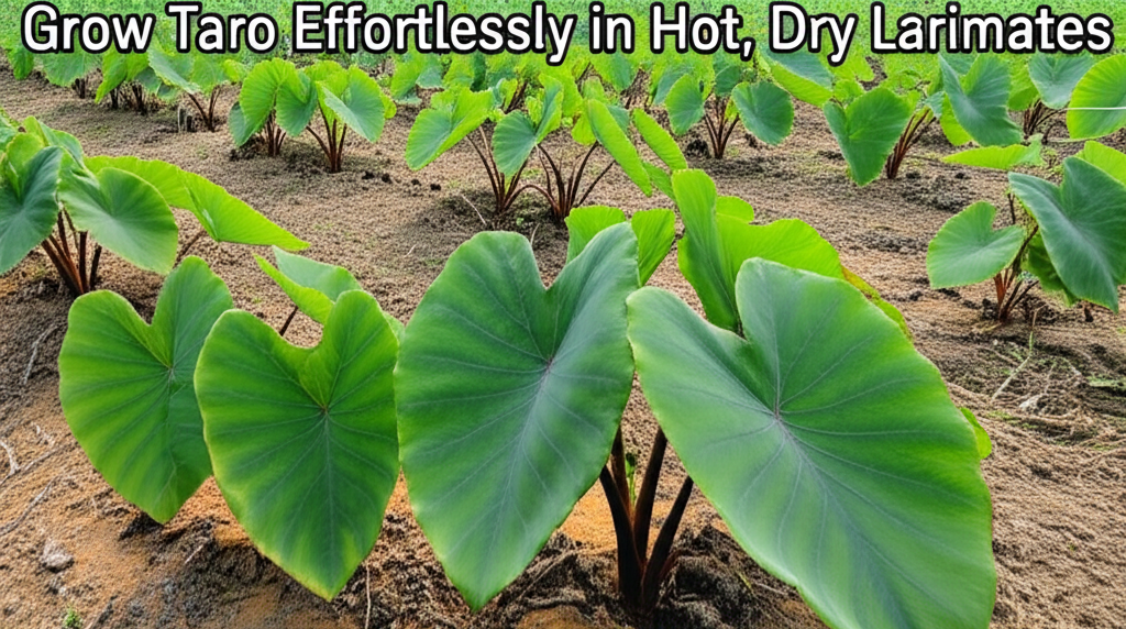 Grow Taro Effortlessly in Hot, Dry Climates