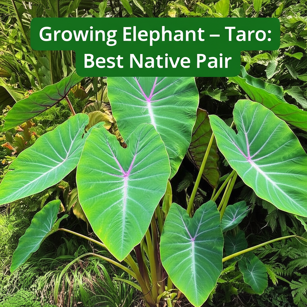 Growing Elephant Ear Taro: Best Native Pair