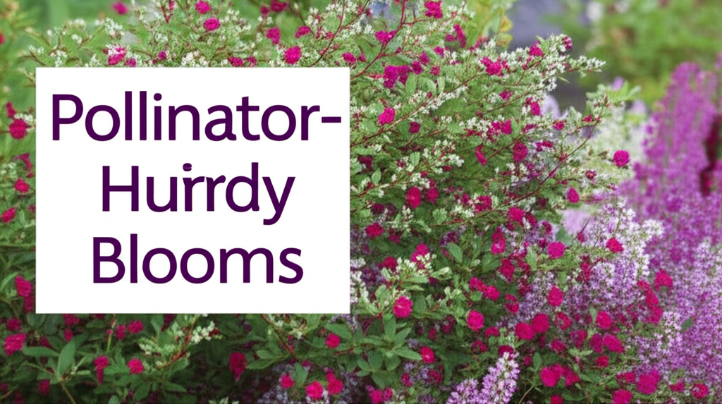 Honeyberry shrub companion flowering plants for pollinators section visual