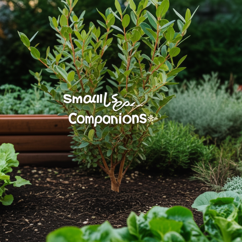 Honeyberry shrub companion vegetables for small spaces