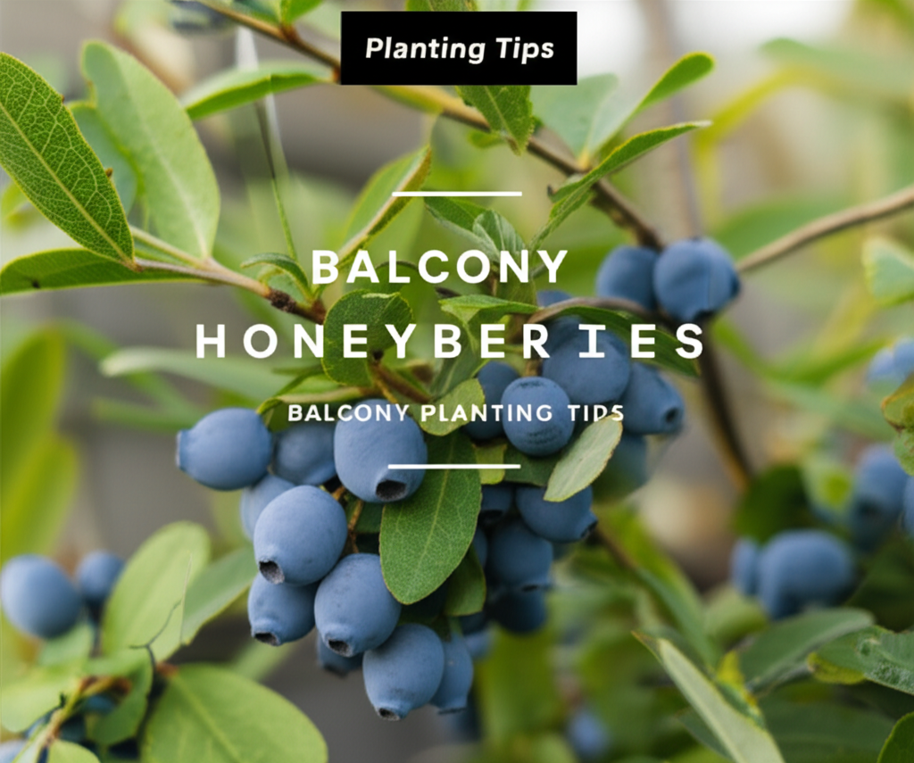 Honeyberry shrub DIY balcony planting tips