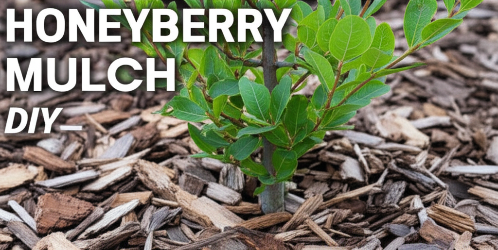 Honeyberry shrub DIY natural mulch guide