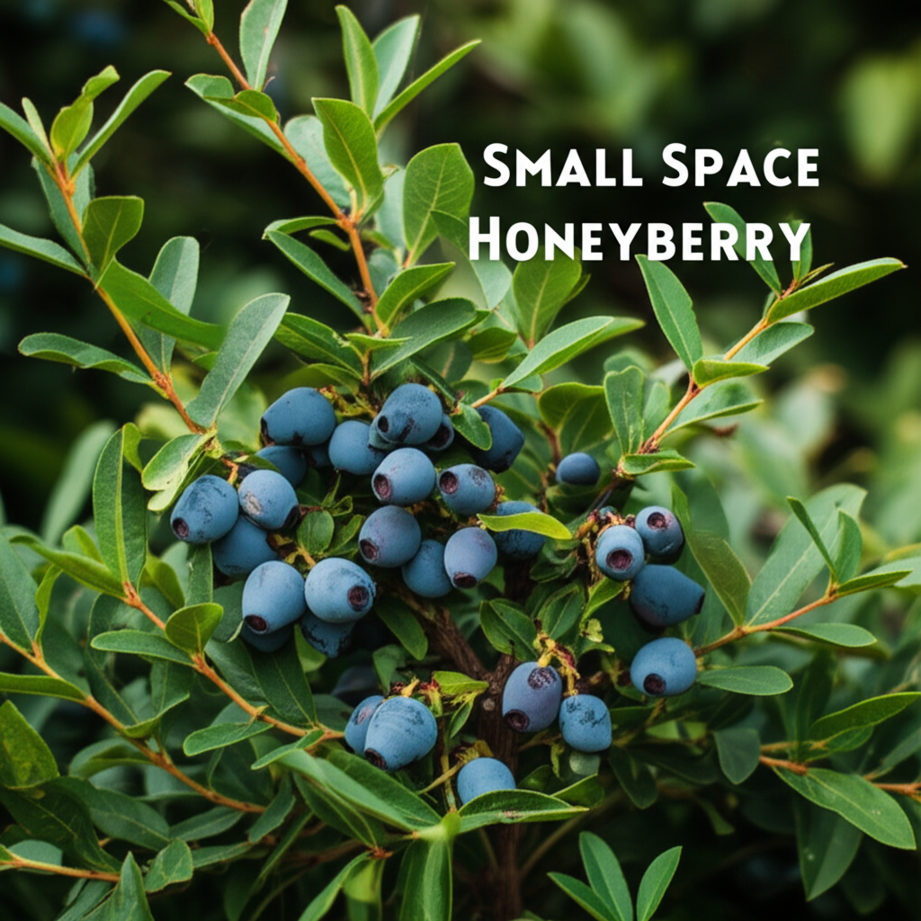 Honeyberry shrub for small backyard landscapes section visual