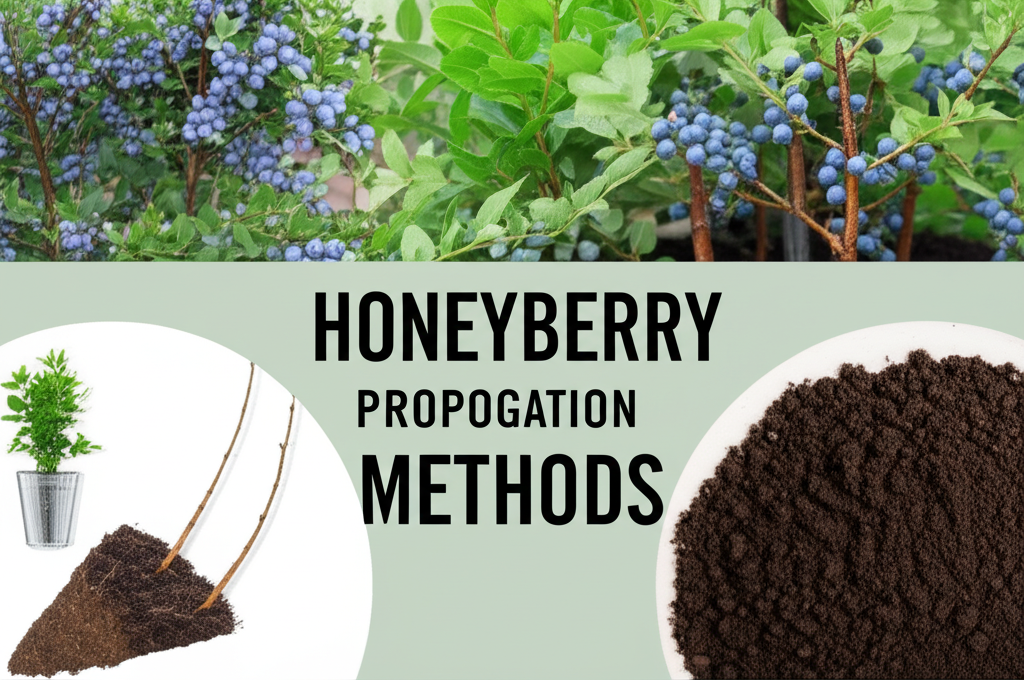 Honeyberry shrub propagation methods comparison