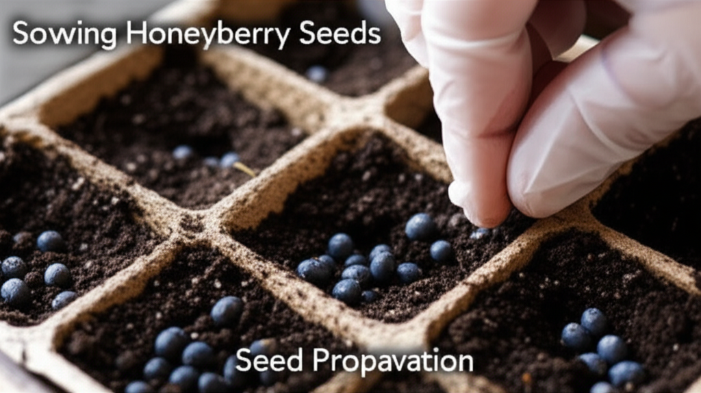 Honeyberry shrub propagation via seeds
