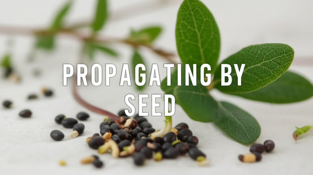 Honeyberry shrub propagation via seeds section visual