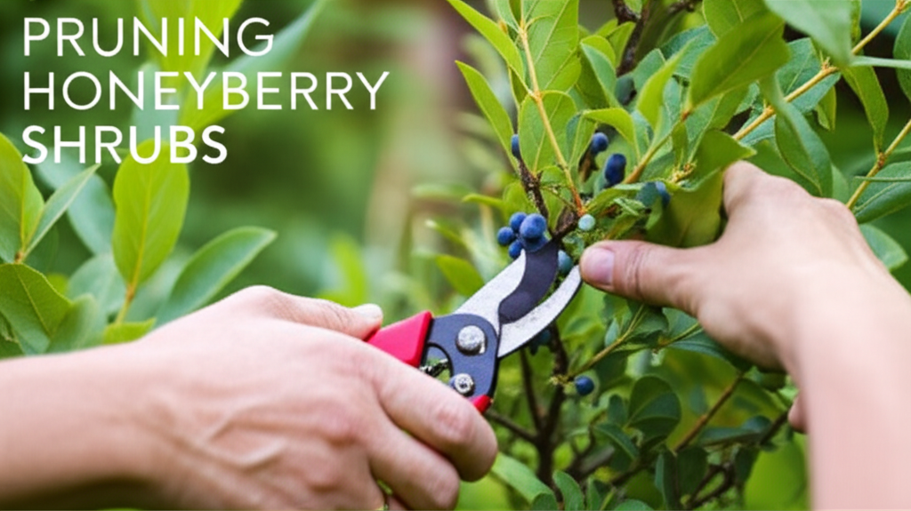 Honeyberry shrub pruning techniques for beginner gardeners section visual
