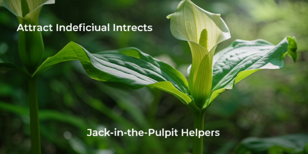 How to attract beneficial insects to Jack-in-the-Pulpit section visual