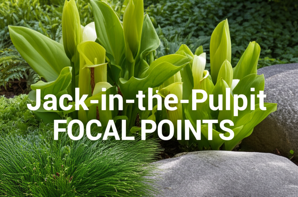 How to design Jack-in-the-Pulpit focal points in landscapes section visual