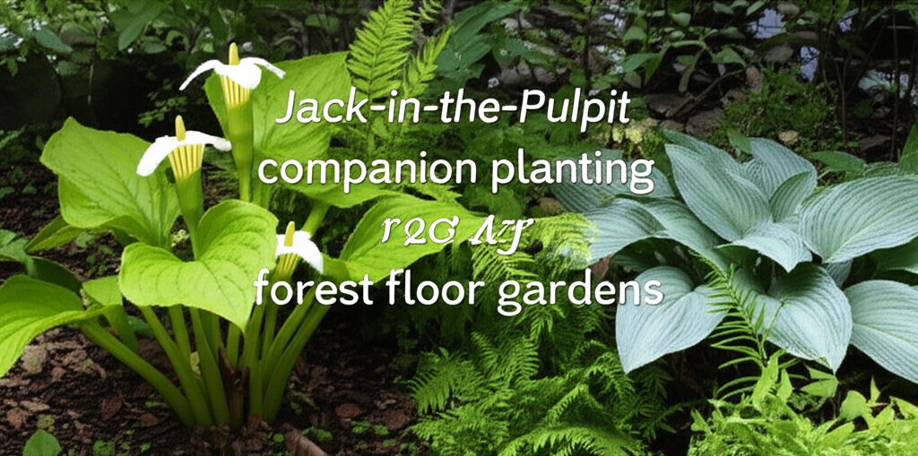 Jack-in-the-Pulpit companion planting for forest floor gardens