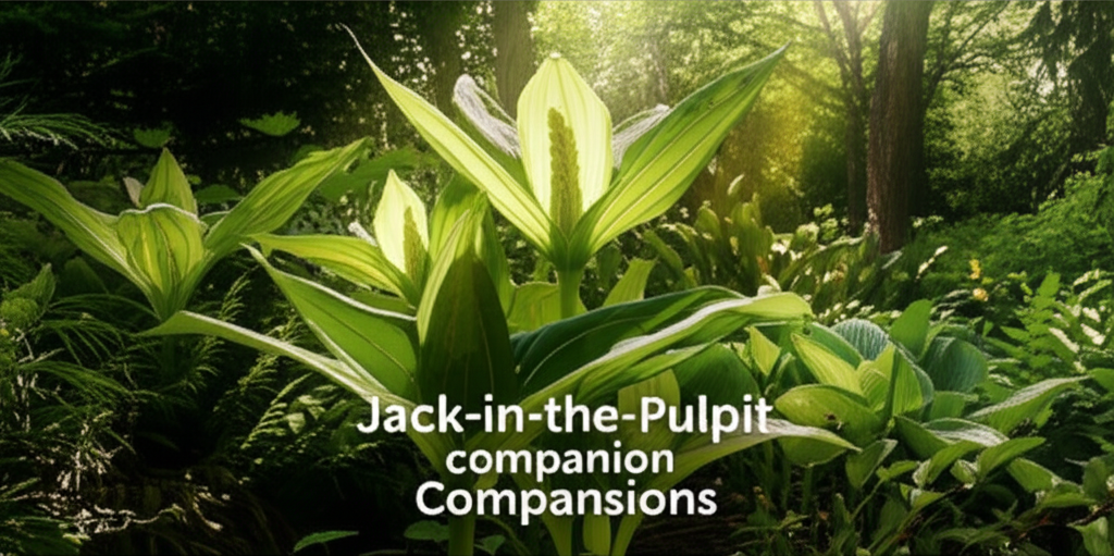 Jack-in-the-Pulpit companion planting for forest floor gardens section visual