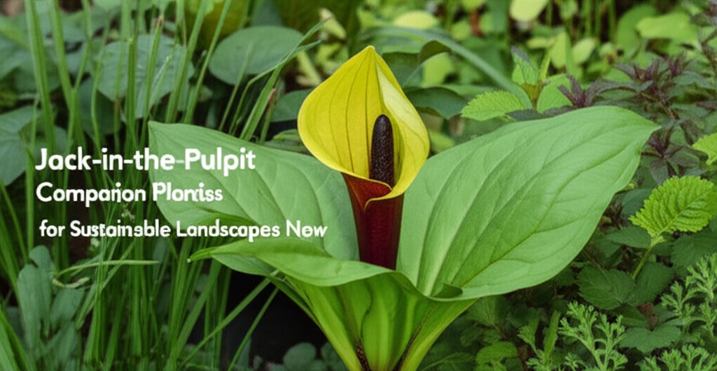 Jack-in-the-Pulpit companion planting for sustainable landscapes