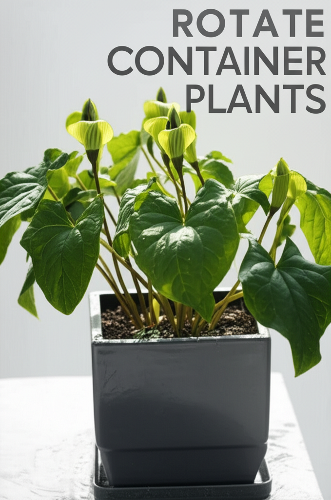 Jack-in-the-Pulpit container plant rotation methods