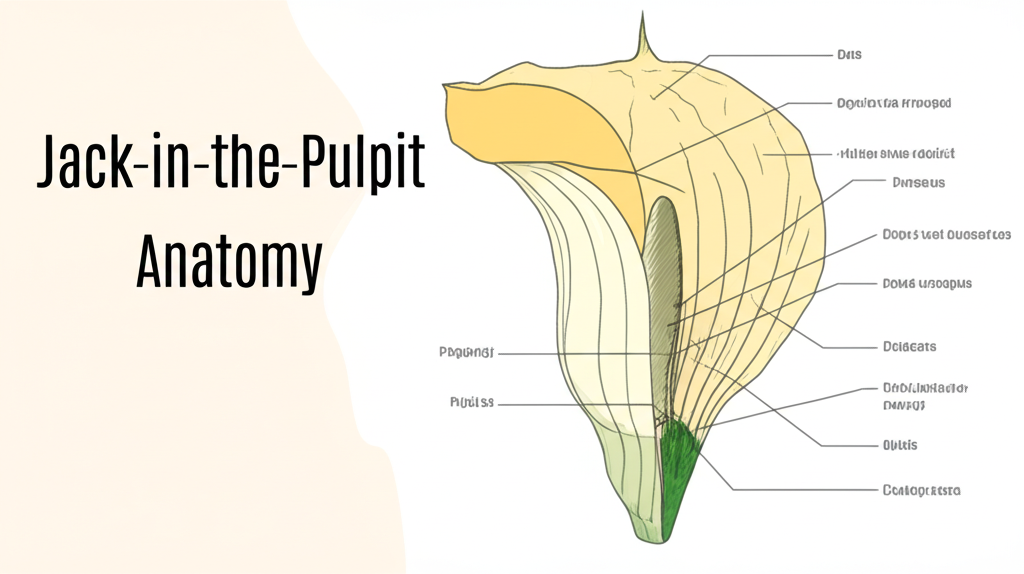 Jack-in-the-Pulpit flower anatomy guide for beginners