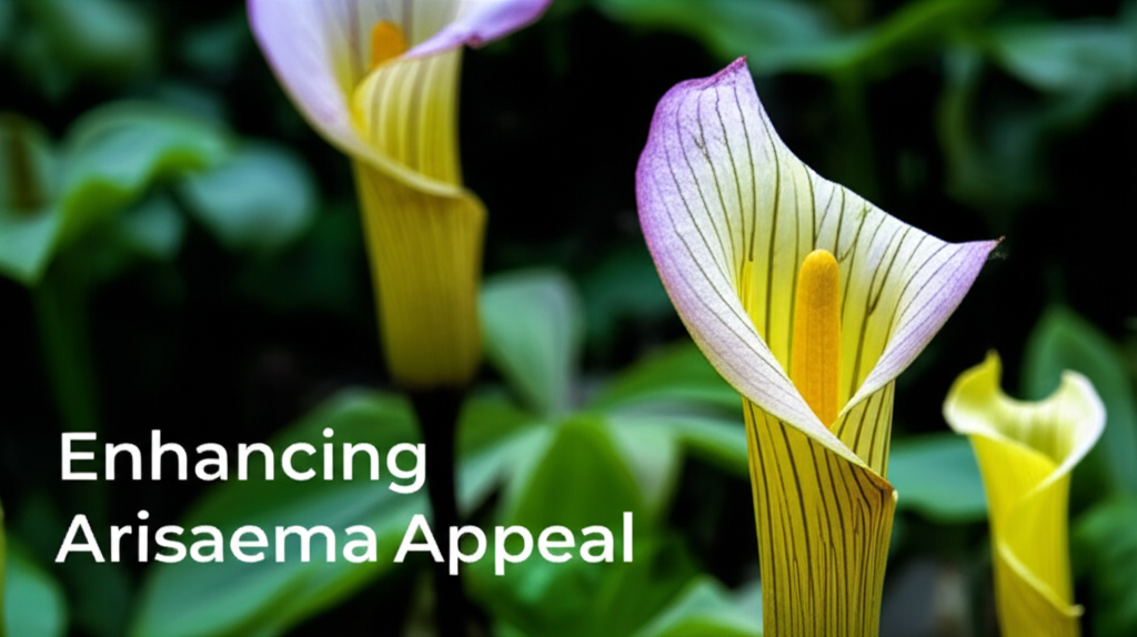 Jack-in-the-Pulpit flower display enhancement techniques