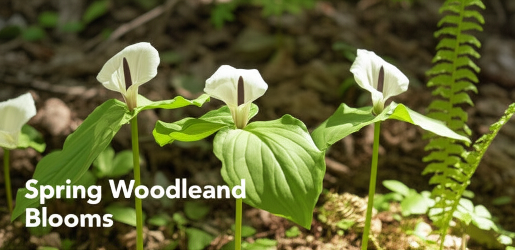 Jack-in-the-Pulpit flower display timing for woodland gardens