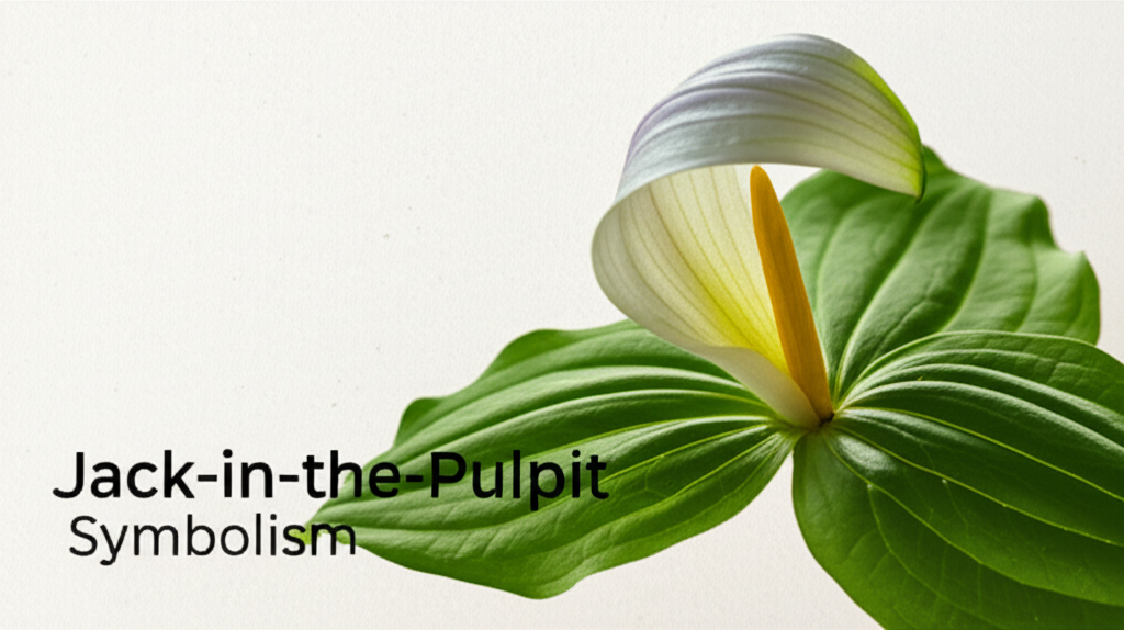 Jack-in-the-Pulpit flower symbolism in art and literature section visual