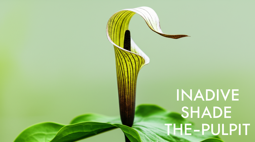 Jack-in-the-Pulpit for ecological landscaping projects section visual