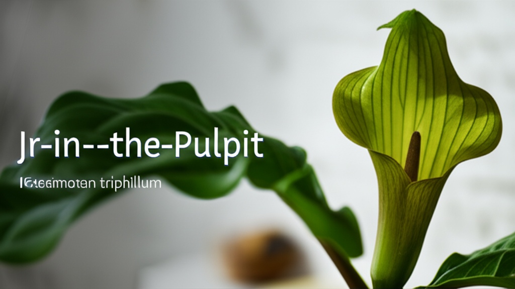 Jack-in-the-Pulpit for indoor plant enthusiasts
