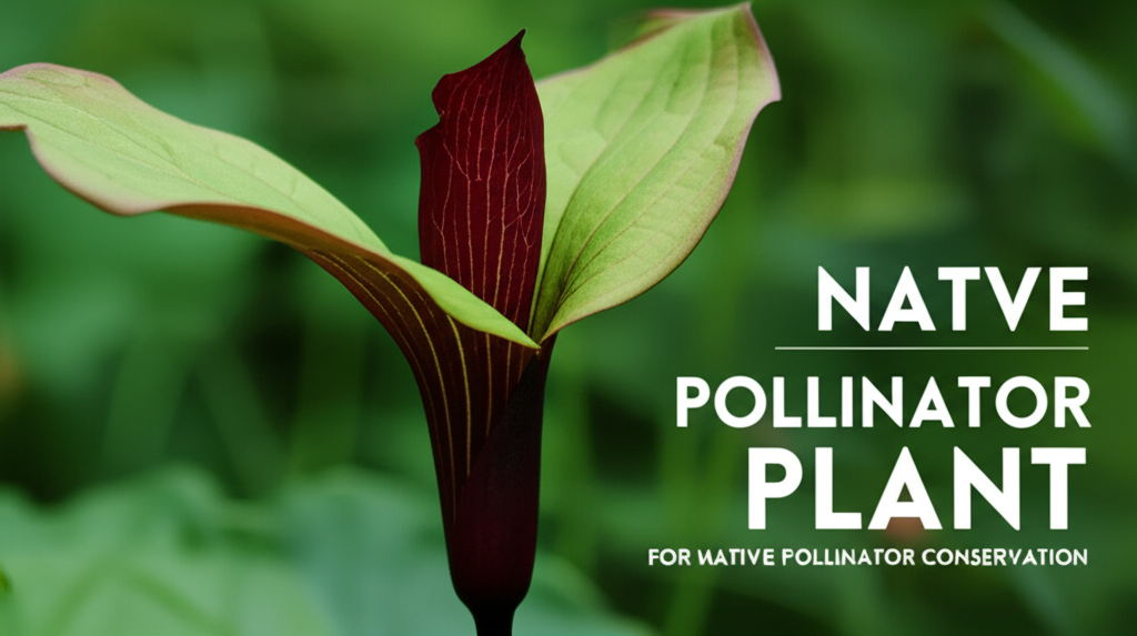 Jack-in-the-Pulpit for native pollinator conservation