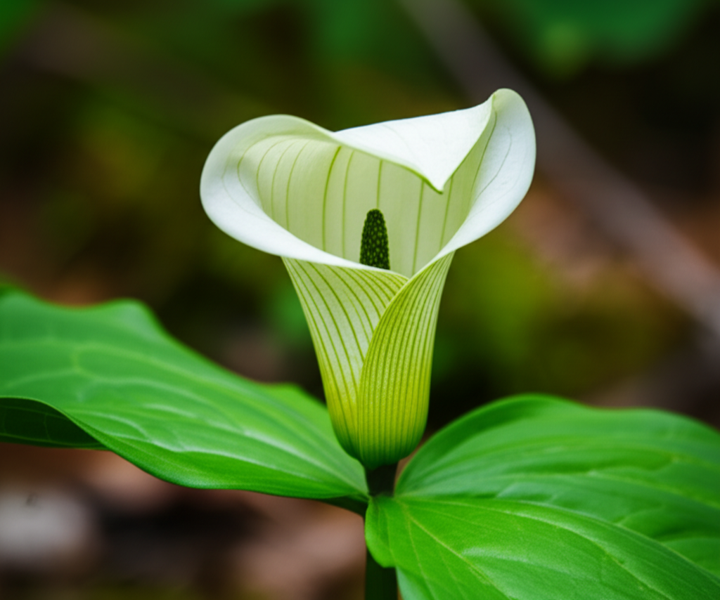 Jack-in-the-Pulpit for native pollinator conservation section visual
