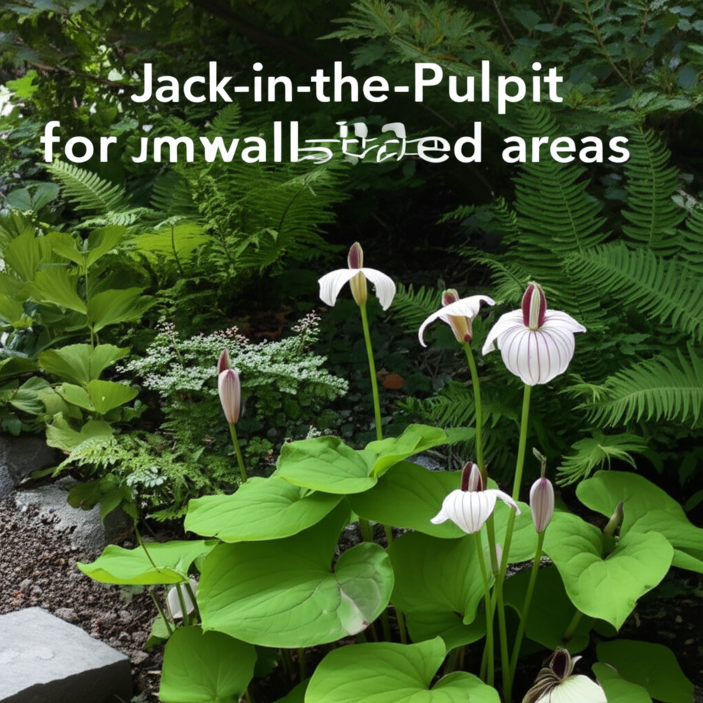 Jack-in-the-Pulpit garden design for small shaded areas