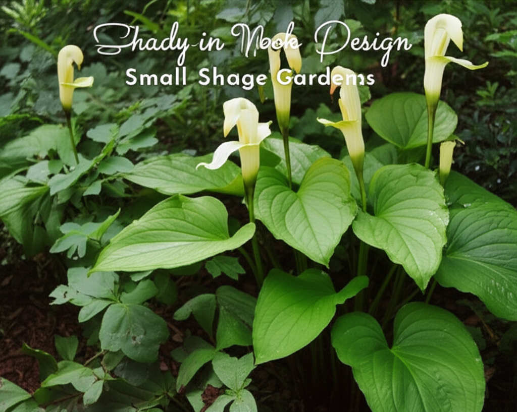 Jack-in-the-Pulpit garden design for small shaded areas section visual