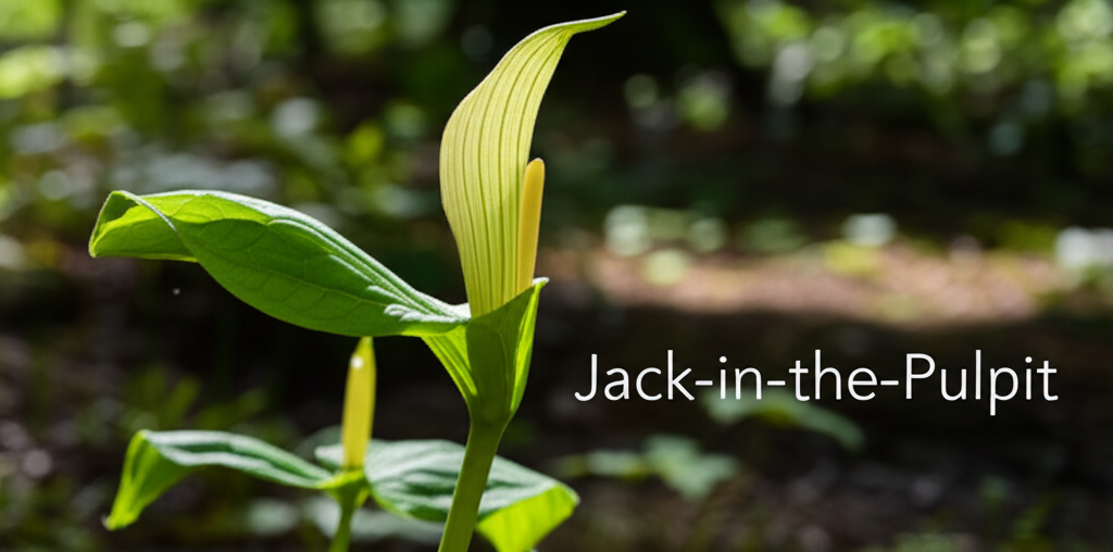 Jack-in-the-Pulpit garden design for woodland effect