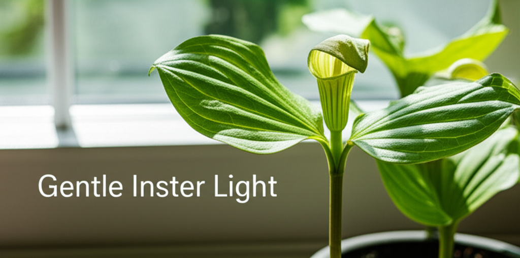 Jack-in-the-Pulpit indoor lighting requirement tips section visual