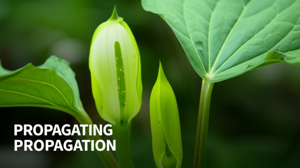 Jack-in-the-Pulpit propagation for botanical study