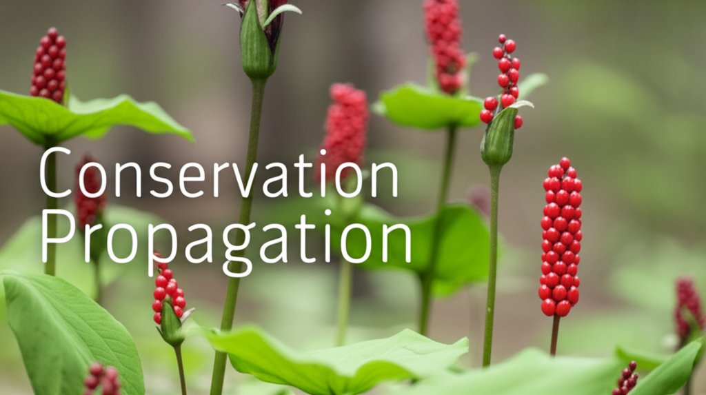 Jack-in-the-Pulpit propagation for conservation and restoration projects