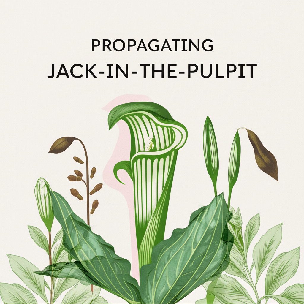 Jack-in-the-Pulpit propagation for garden clubs section visual