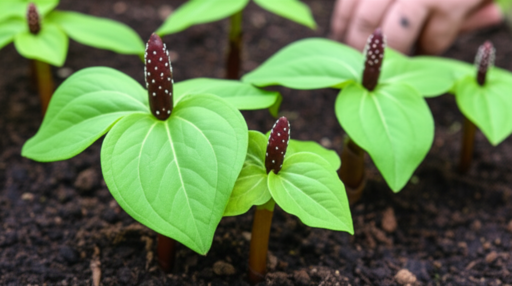 Jack-in-the-Pulpit propagation for hobby and school gardens