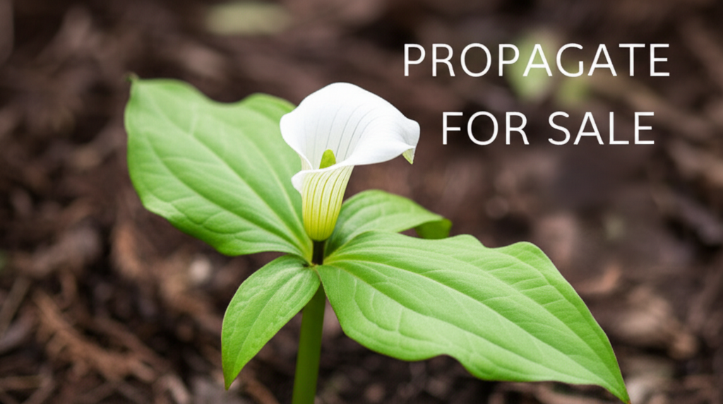 Jack-in-the-Pulpit propagation for local plant sales