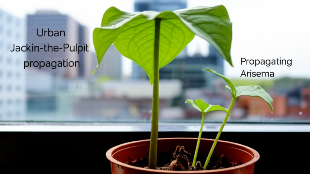 Jack-in-the-Pulpit propagation for urban gardens