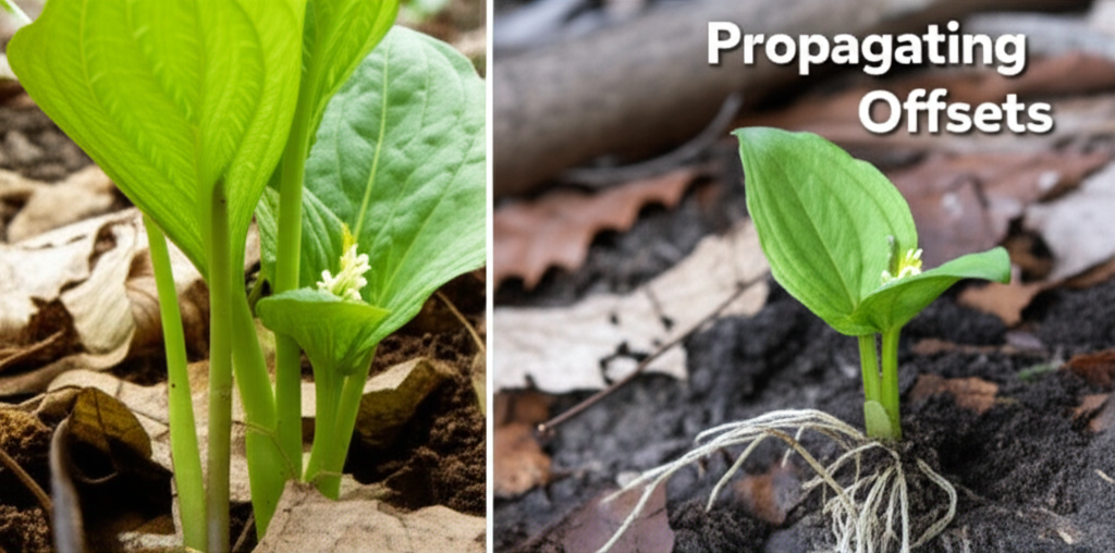 Jack-in-the-Pulpit propagation from offsets